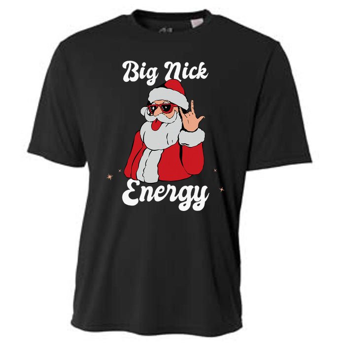 Big Nick Energy Funny Xmas Christmas Cooling Performance Crew T-Shirt