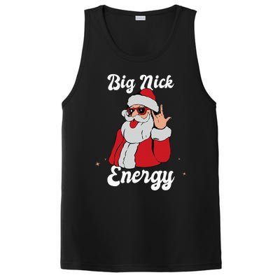 Big Nick Energy Funny Xmas Christmas PosiCharge Competitor Tank