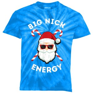 Big Nick Energy Cute Gift Santa Funny Xmas Christmas Gift Kids Tie-Dye T-Shirt