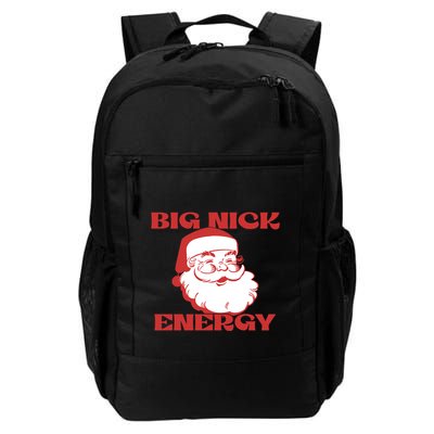 Big Nick Energy Vintage Santa Claus Christmas Meme Gift Backpack