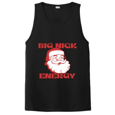 Big Nick Energy Vintage Santa Claus Christmas Meme Gift PosiCharge Competitor Tank
