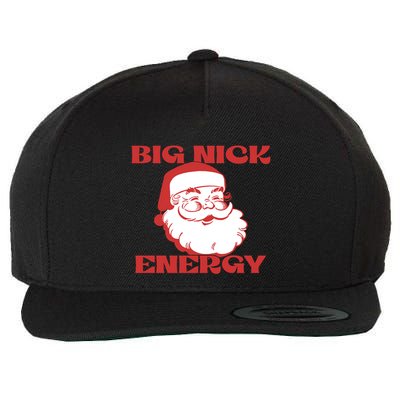 Big Nick Energy Vintage Santa Claus Christmas Meme Gift Wool Snapback Cap