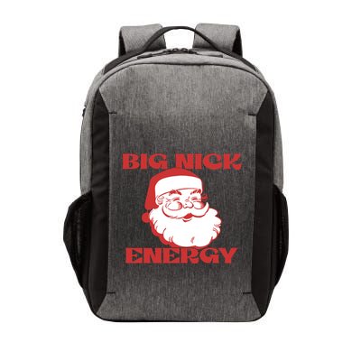 Big Nick Energy Vintage Santa Claus Christmas Meme Gift Vector Backpack