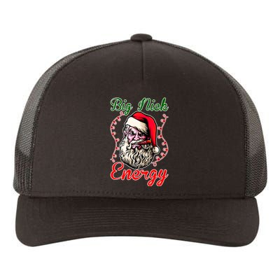 Big Nick Energy Santa Claus Smokin St. Nick Christmas Yupoong Adult 5-Panel Trucker Hat