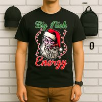 Big Nick Energy Santa Claus Smokin St. Nick Christmas T-Shirt