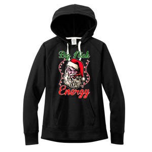 Big Nick Energy Santa Claus Smokin St. Nick Christmas Women's Fleece Hoodie