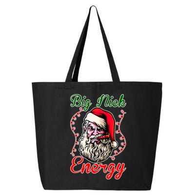 Big Nick Energy Santa Claus Smokin St. Nick Christmas 25L Jumbo Tote