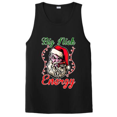 Big Nick Energy Santa Claus Smokin St. Nick Christmas PosiCharge Competitor Tank