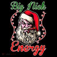 Big Nick Energy Santa Claus Smokin St. Nick Christmas Visor