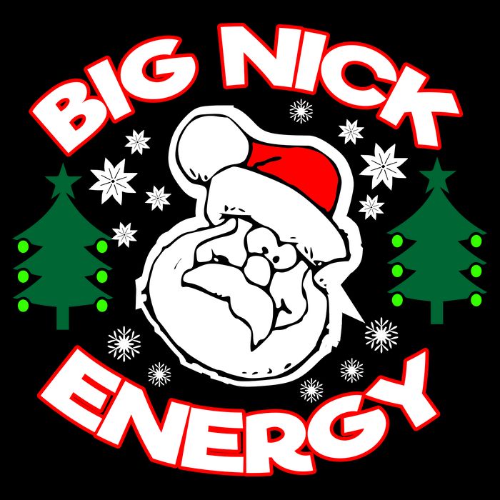 Big Nick Energy Santa Claus Snowflake Christmas City Backpack