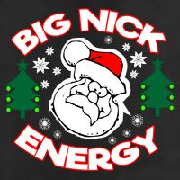 Big Nick Energy Santa Claus Snowflake Christmas Adult Drive Performance Visor