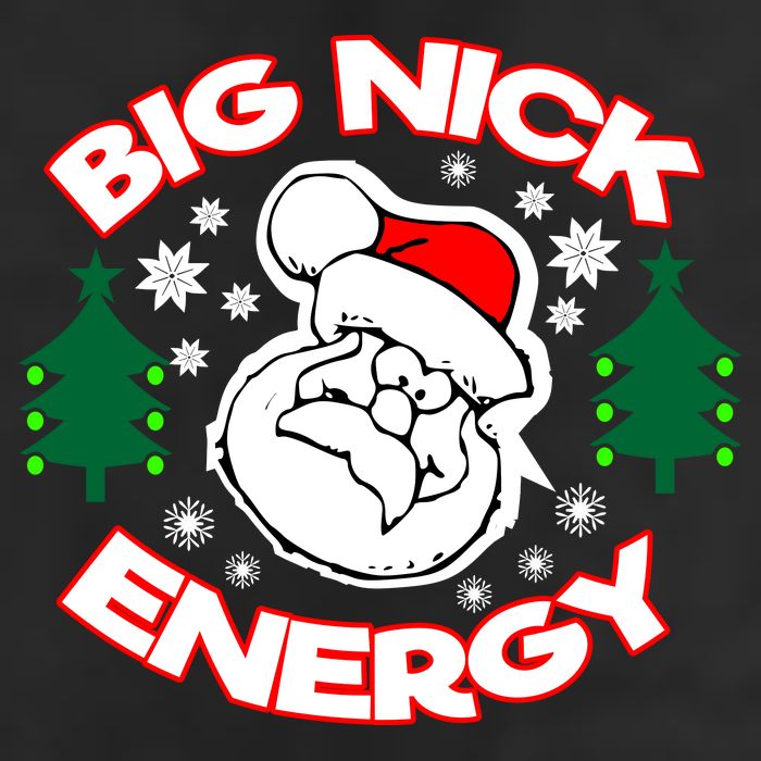 Big Nick Energy Santa Claus Snowflake Christmas Adult Drive Performance Visor