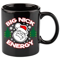 Big Nick Energy Santa Claus Snowflake Christmas 11oz C Handle Ceramic Mug