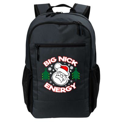 Big Nick Energy Santa Claus Snowflake Christmas Daily Commute Backpack