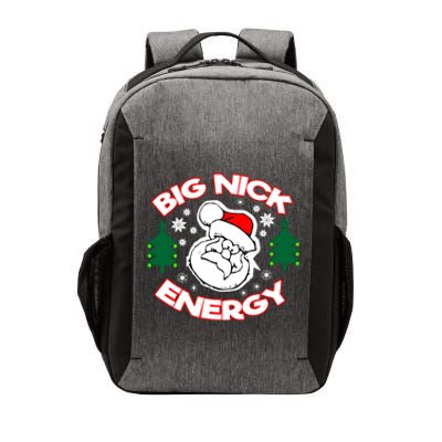 Big Nick Energy Santa Claus Snowflake Christmas Vector Backpack