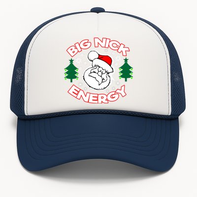 Big Nick Energy Santa Claus Snowflake Christmas Trucker Hat