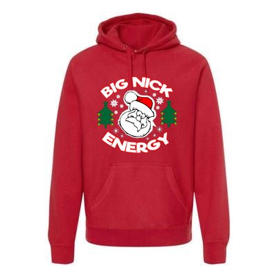 Big Nick Energy Santa Claus Snowflake Christmas Premium Hoodie