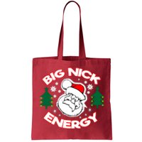 Big Nick Energy Santa Claus Snowflake Christmas Tote Bag