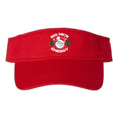 Big Nick Energy Santa Claus Snowflake Christmas Valucap Bio-Washed Visor