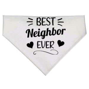 Best Neighbor Ever Neighbourhood Best Neighbor Cute Gift USA-Made Doggie Bandana