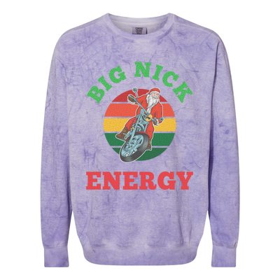 Big Nick Energy Cute Gift Colorblast Crewneck Sweatshirt