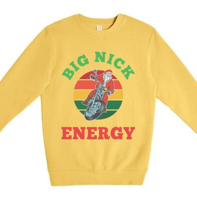 Big Nick Energy Cute Gift Premium Crewneck Sweatshirt