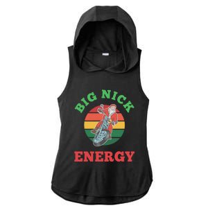 Big Nick Energy Cute Gift Ladies PosiCharge Tri-Blend Wicking Draft Hoodie Tank