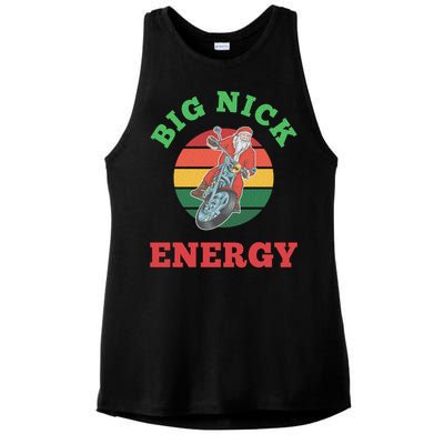 Big Nick Energy Cute Gift Ladies PosiCharge Tri-Blend Wicking Tank