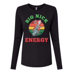 Big Nick Energy Cute Gift Womens Cotton Relaxed Long Sleeve T-Shirt