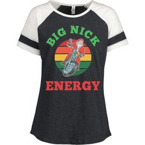 Big Nick Energy Cute Gift Enza Ladies Jersey Colorblock Tee