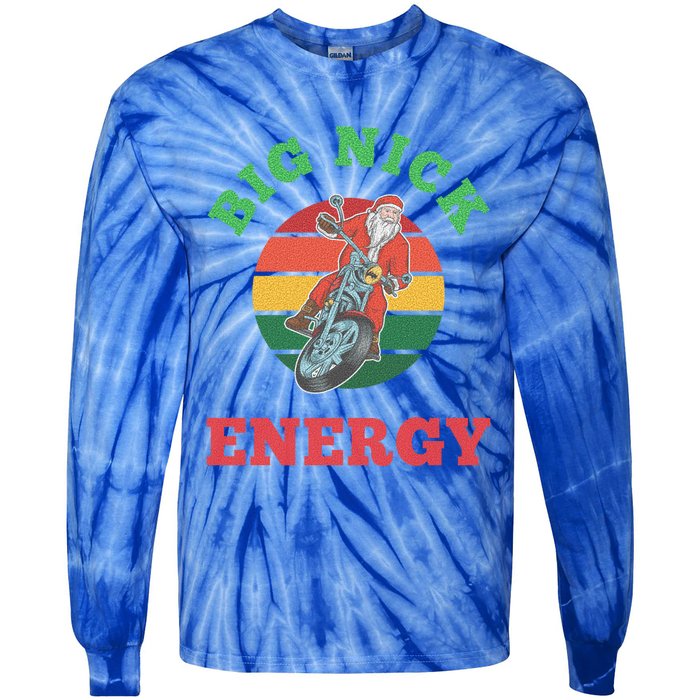 Big Nick Energy Cute Gift Tie-Dye Long Sleeve Shirt