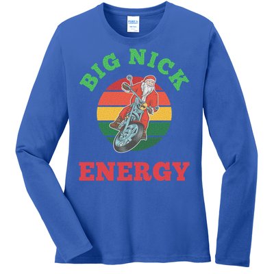 Big Nick Energy Cute Gift Ladies Long Sleeve Shirt