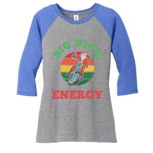 Big Nick Energy Cute Gift Women's Tri-Blend 3/4-Sleeve Raglan Shirt