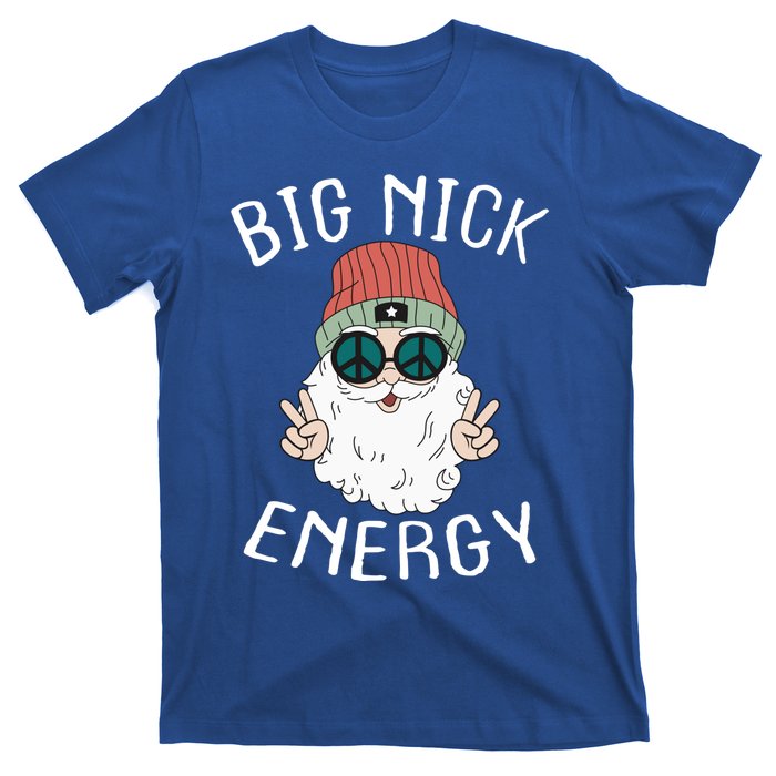 Big Nick Energy Funny Xmas Santa Claus Saint Nicholas Funny Gift T-Shirt