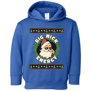 Big Nick Energy Christmas Santa Inappropriate Christmas Gift Toddler Hoodie