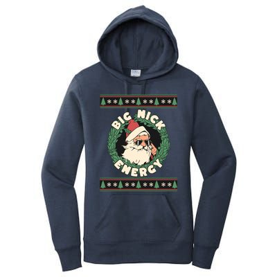 Big Nick Energy Christmas Santa Inappropriate Christmas Gift Women's Pullover Hoodie