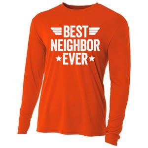 Best Neighbor Ever Cute Gift Cooling Performance Long Sleeve Crew