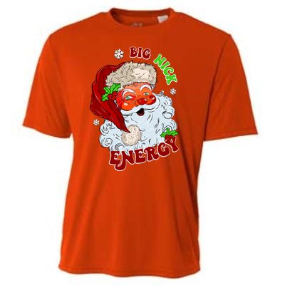 Big Nick Energy Classic Santa Claus Christmas Cooling Performance Crew T-Shirt