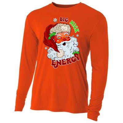 Big Nick Energy Classic Santa Claus Christmas Cooling Performance Long Sleeve Crew