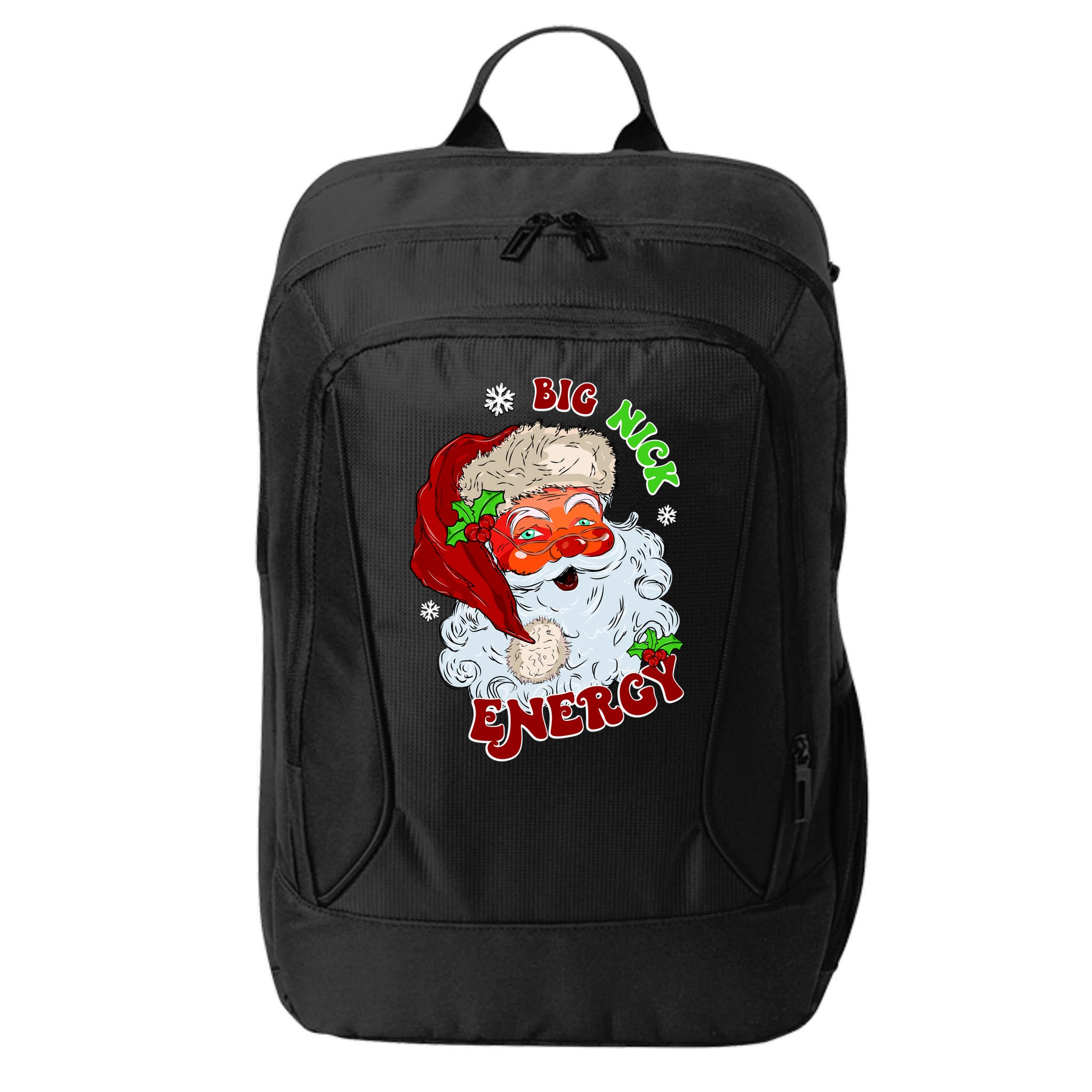Big Nick Energy Classic Santa Claus Christmas City Backpack