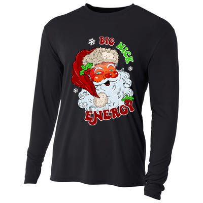 Big Nick Energy Classic Santa Claus Christmas Cooling Performance Long Sleeve Crew