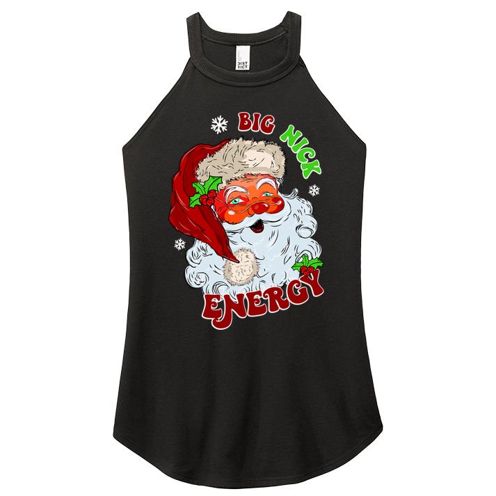 Big Nick Energy Classic Santa Claus Christmas Women's Perfect Tri Rocker Tank
