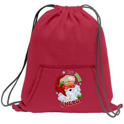 Big Nick Energy Classic Santa Claus Christmas Sweatshirt Cinch Pack Bag