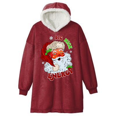 Big Nick Energy Classic Santa Claus Christmas Hooded Wearable Blanket