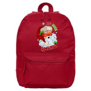 Big Nick Energy Classic Santa Claus Christmas 16 in Basic Backpack