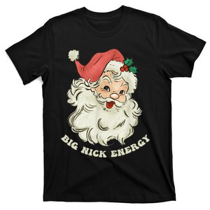 Big Nick Energy Santa Groovy Retro T-Shirt