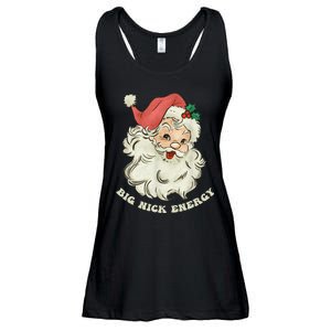 Big Nick Energy Santa Groovy Retro Ladies Essential Flowy Tank