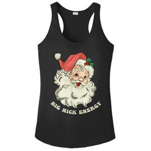 Big Nick Energy Santa Groovy Retro Ladies PosiCharge Competitor Racerback Tank