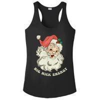 Big Nick Energy Santa Groovy Retro Ladies PosiCharge Competitor Racerback Tank