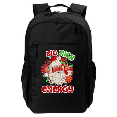 Big Nick Energy Hippie Santa Claus Christmas Peace Backpack